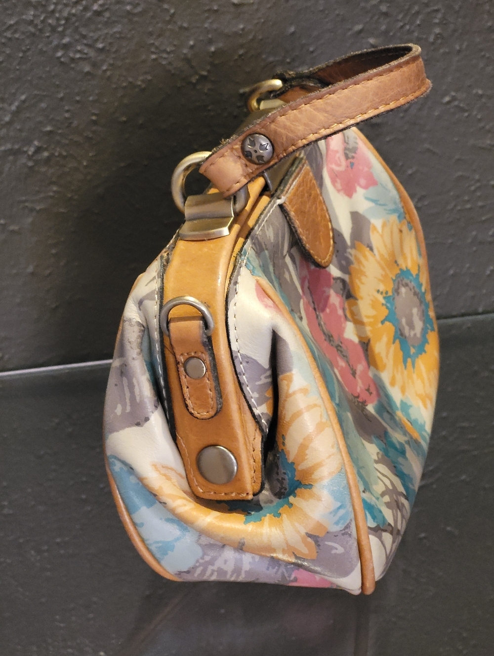 Patrisha Nash Poppies In Bloom Small Satchel - Picture 6 of 11